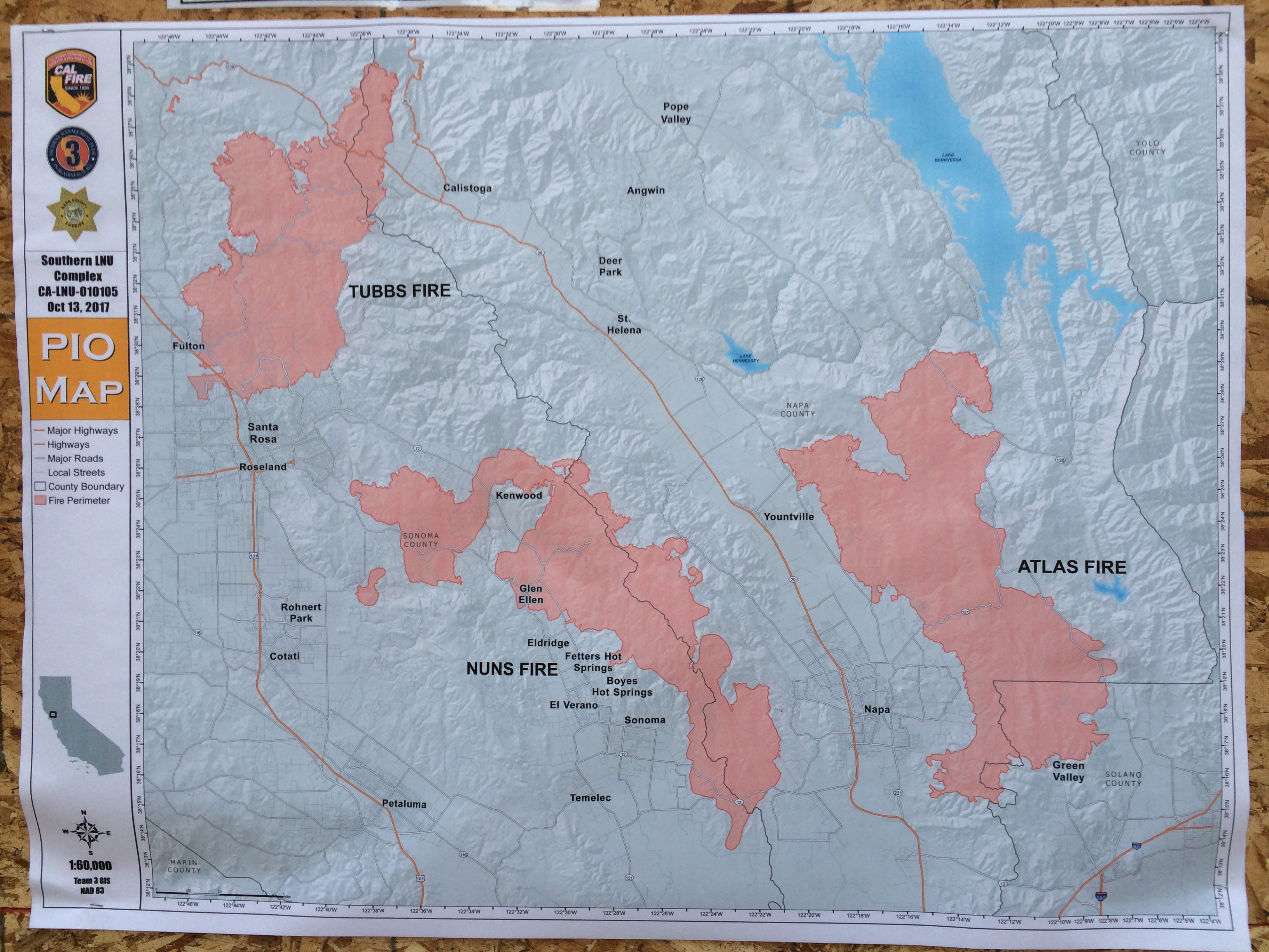 New map showing Tubbs, Nuns and Atlas fires.