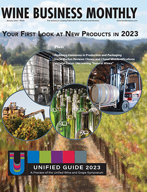 Wine Business Monthly Jan 1, 2023 Issue