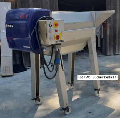 2 Bucher Delta E1 Destemmers