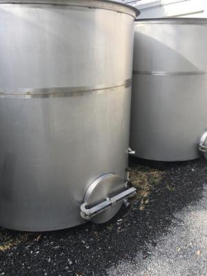 5.5 T Open-Top SS Fermenters, Non-Jacketed