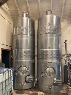 Two 1500 Gallon SS Tanks