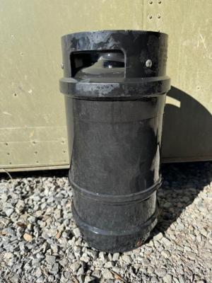 5 gallon kegs, black plastic with sankey fitting
