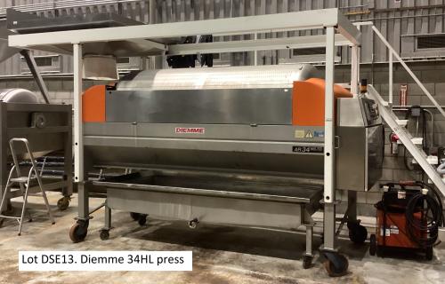 10 Membrane Presses: 15HL to 160HL