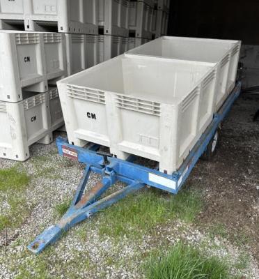 Two Tilt-N-Go Dual Macro Bin Dump Trailers