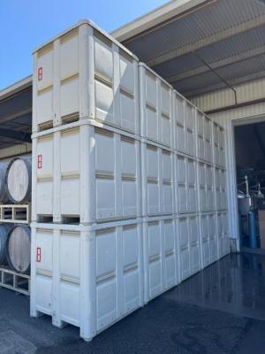 12 Used MacroBin 48's with lids
