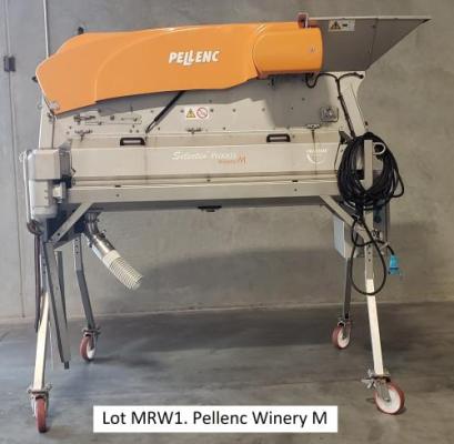 (3) Pellenc Selectiv & (1) SOCMA Destemmer