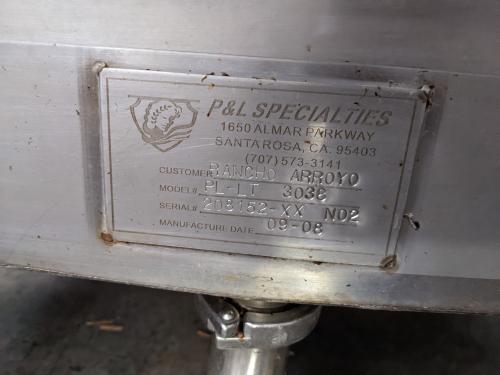 Shaker Table, P& L Specialties Le Trieur MOG