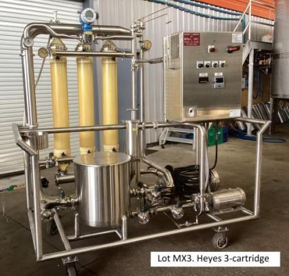 Crossflows:  Velo, Heyes and Pall Units