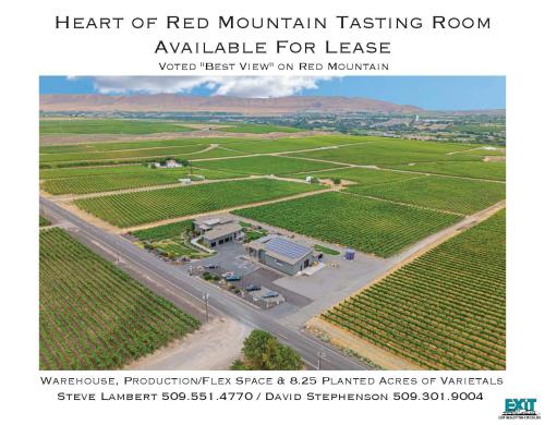 Red Mtn Tasting Room & Vineyards For Lease