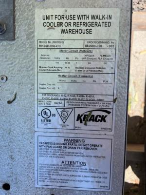 Krack Fan Coil for Chiller and Refrigeration