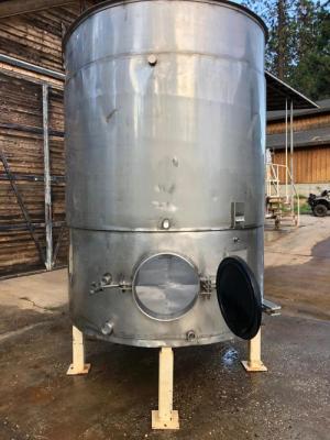 Two 1500 Gallon Stainless Steel Tanks Open Top