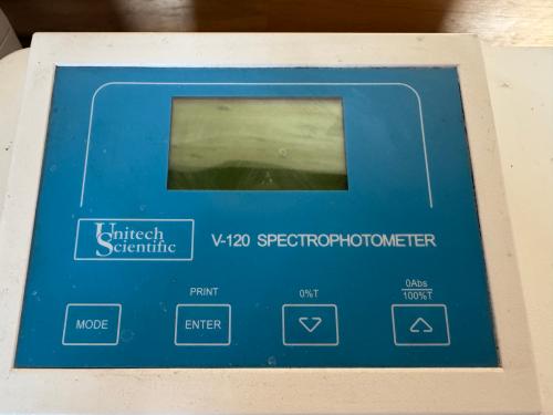Unitech Scientific V-120 Spectrophotometer