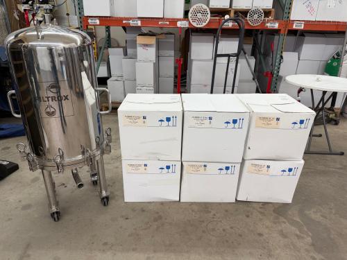 Lenticular Housing for Filtration + 3 Filter Sets