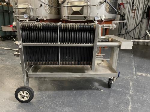 Plate and Frame Filter w/<wbr> double filtration plate