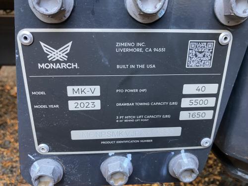 Monarch MK-V Standard Electric Tractor