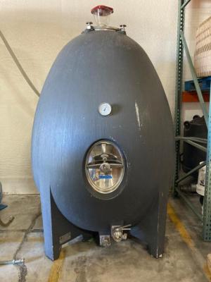 Concrete Egg, 'Hippo' & Tanks, Clay Amphora