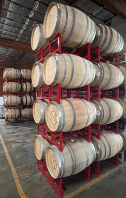 Well-kept barrels and racks