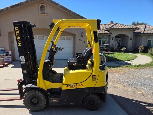 Used winery equipment, forklift, press,misc