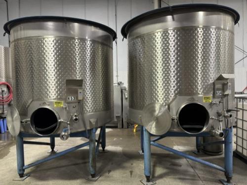Two 4.5 Ton Open Top Tanks