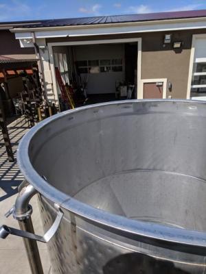 Fermenter, All SS Open top 1000 gal on SS legs