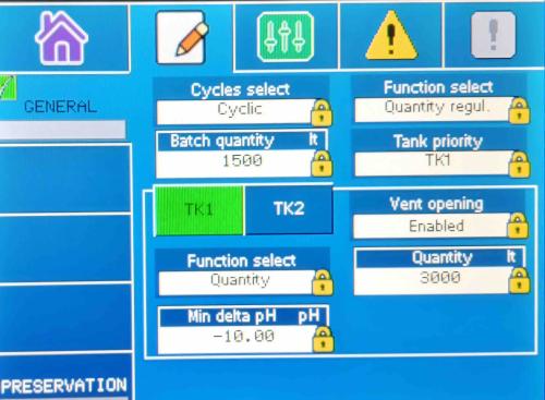 Della Toffola ION EXCHANGE pH reduction machine