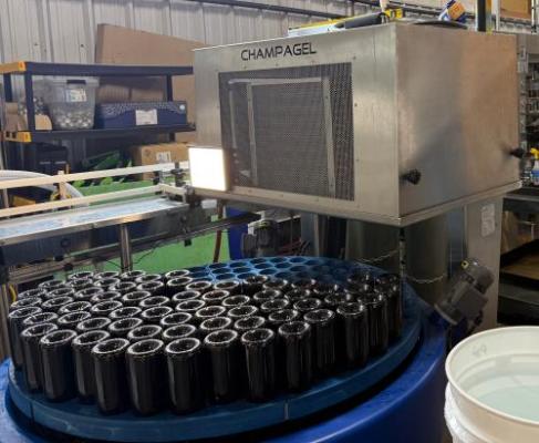 150 Bottle Champagne Neck Freezer