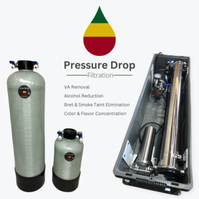 Volatile Acidity VA removal systems
