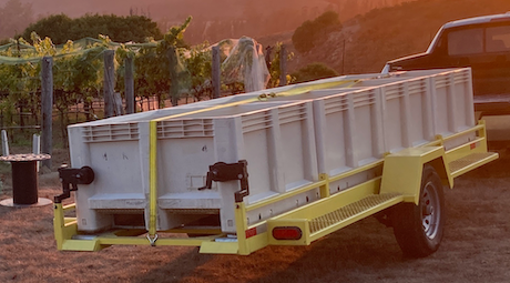 4-Bin Grape Trailer