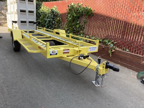 4-Bin Grape Trailer